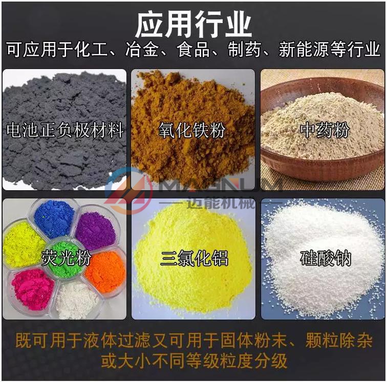 化工原料防腐蝕振動篩行業應用