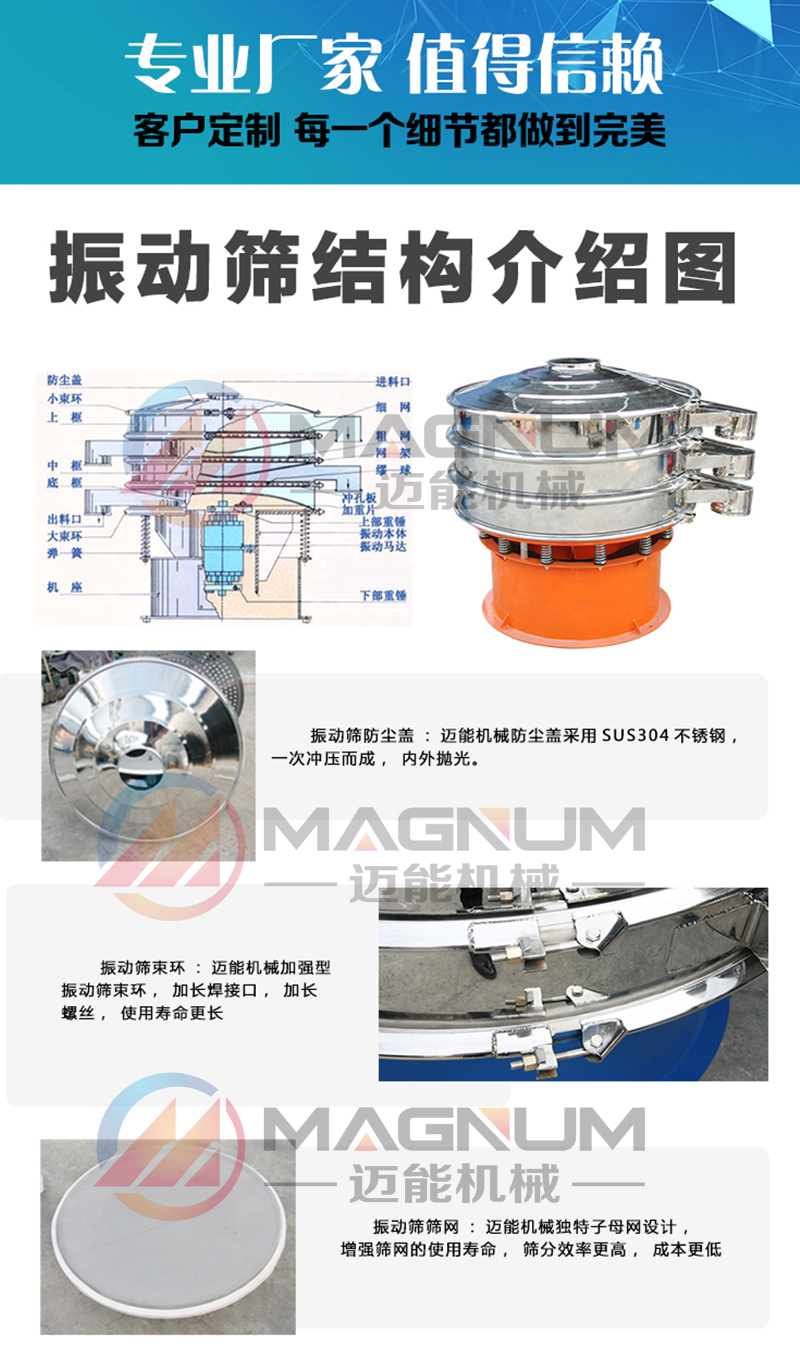 檀香粉振動(dòng)篩細(xì)節(jié)圖